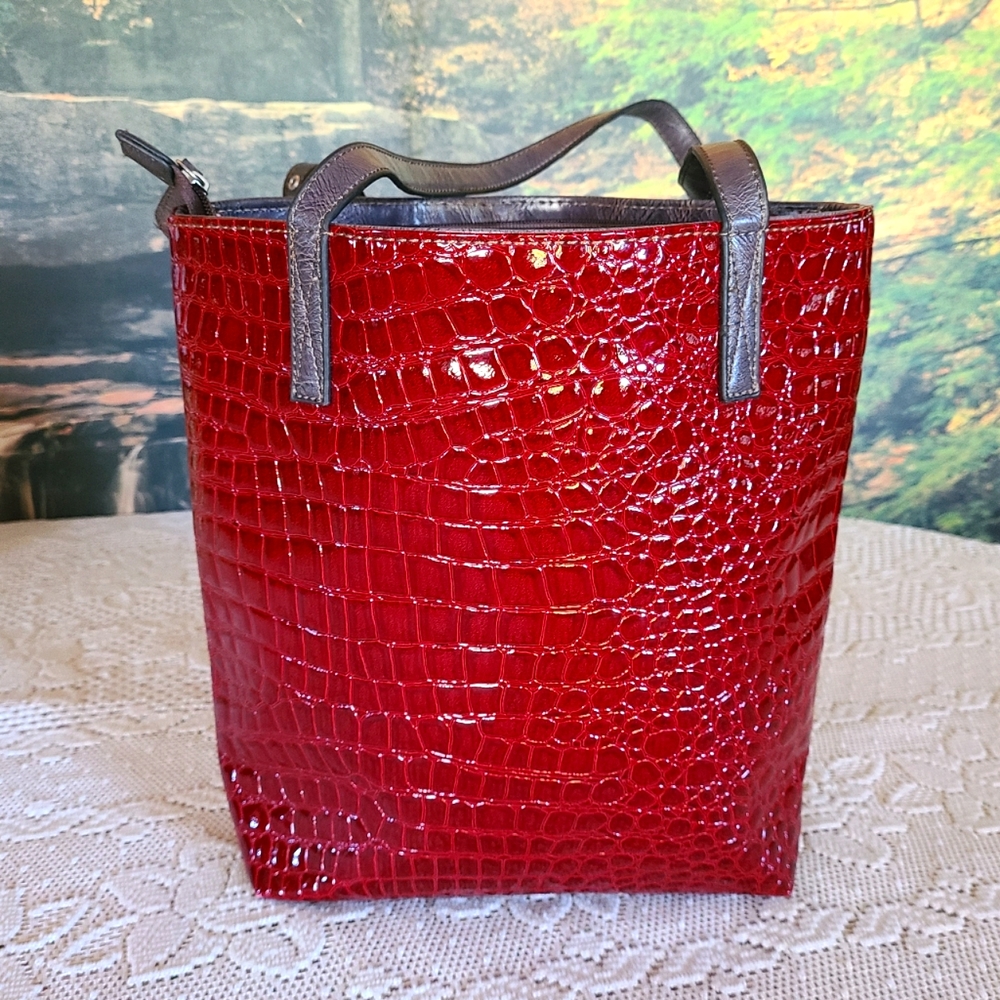 JACLYN SMITH RED BAG - Picture 7 of 13